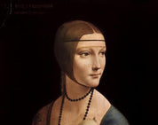 Old Masters Print - After Leonardo Da Vinci "Lady With An Ermine"