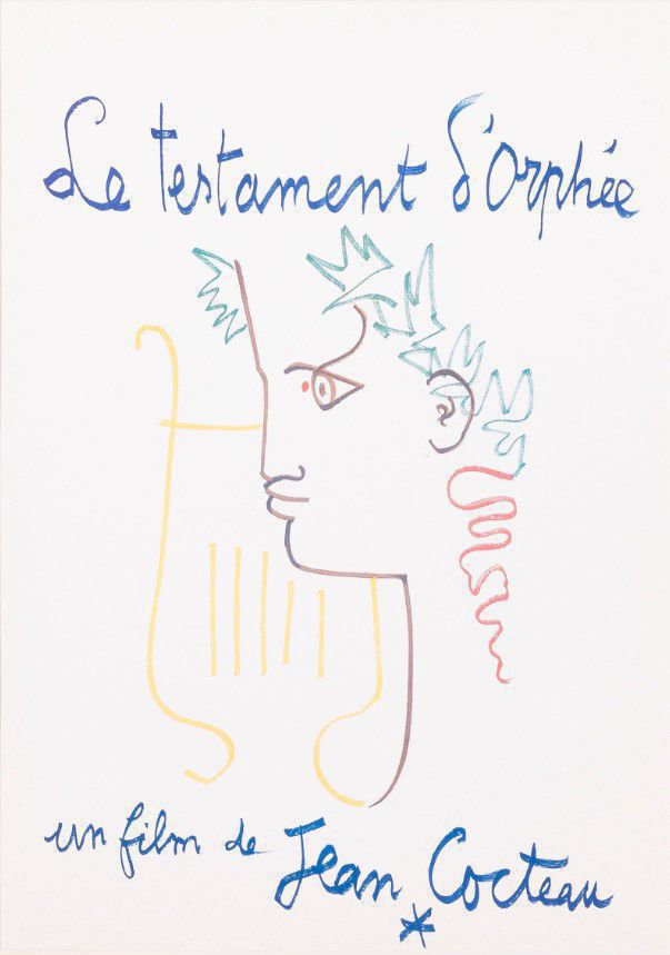 Jean Cocteau Le Testament D'orphée - A Film Poster