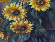 Frieda Mürdter "Still life with sunflowers"