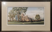 Eric G. Eustace, landscape view of the Priory Church of St Peter