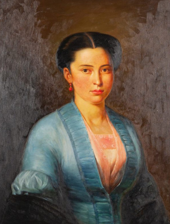 Circle of Carlos Luis de Ribera (Rome, 1815 – Madrid, 1891) – Portrait of a Lady (circa 1850)