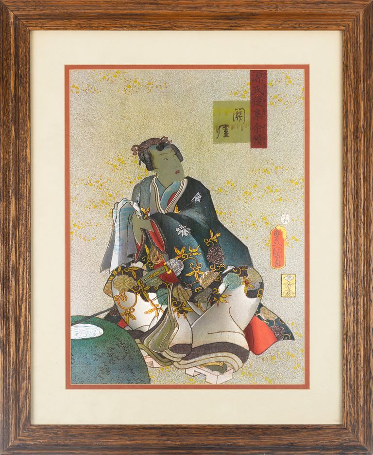 Utagawa Toyokuni (after) 'Genji's aftermath'