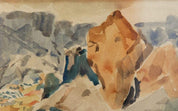 Richard Gessner "Mediterranean landscape view"