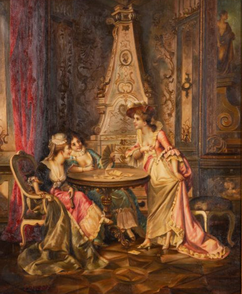 L. Hauser - "Rococo Interior"