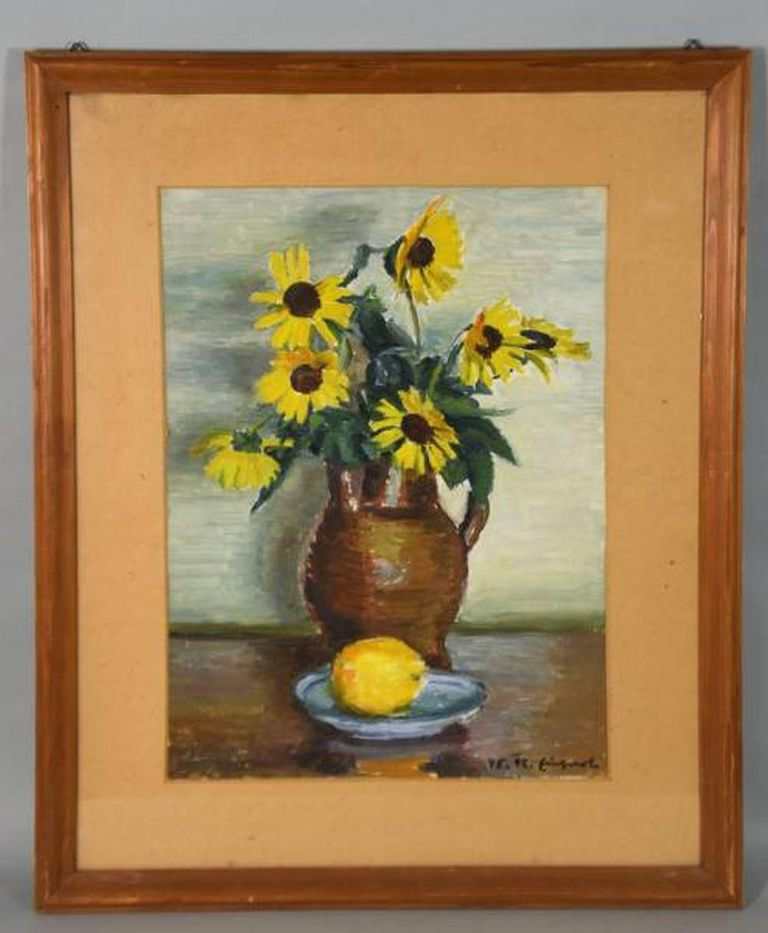 Karl Einhart, "Sunflower Bouquet"