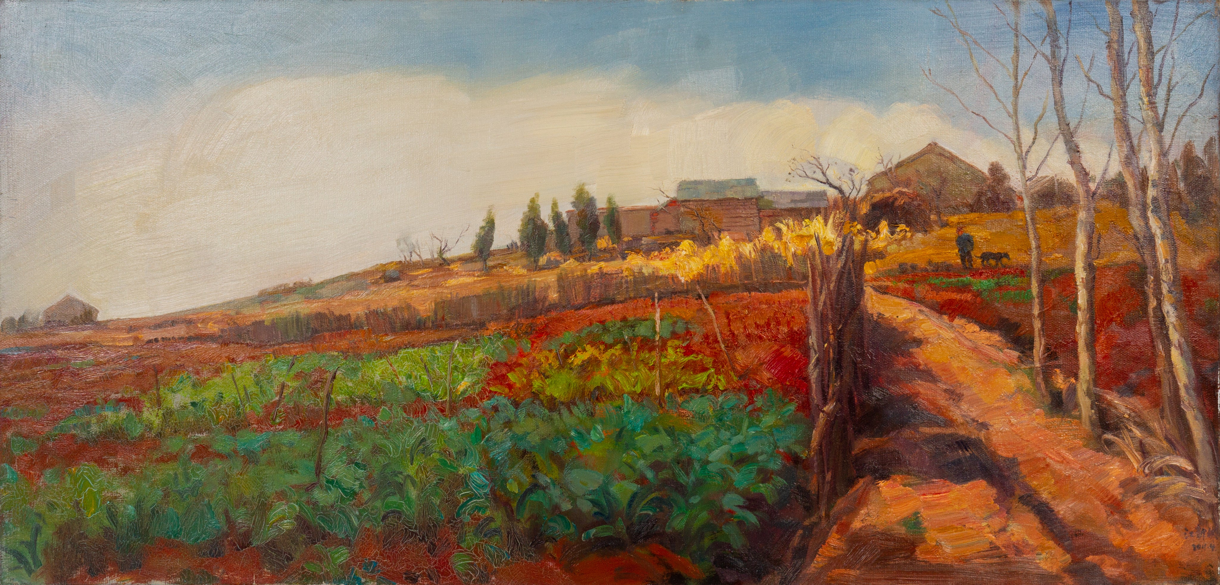 A View of the Vegetable Garden