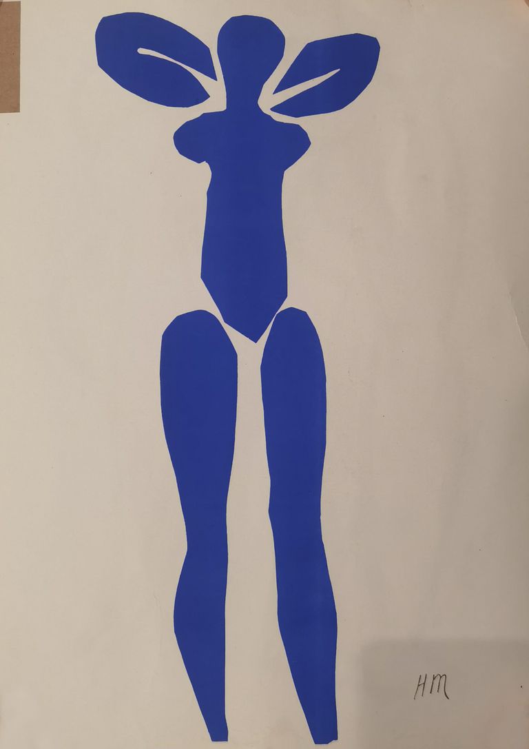 Henri Matisse, "L'Acrobate" & "Standing Blue Nude" from Verve Suite