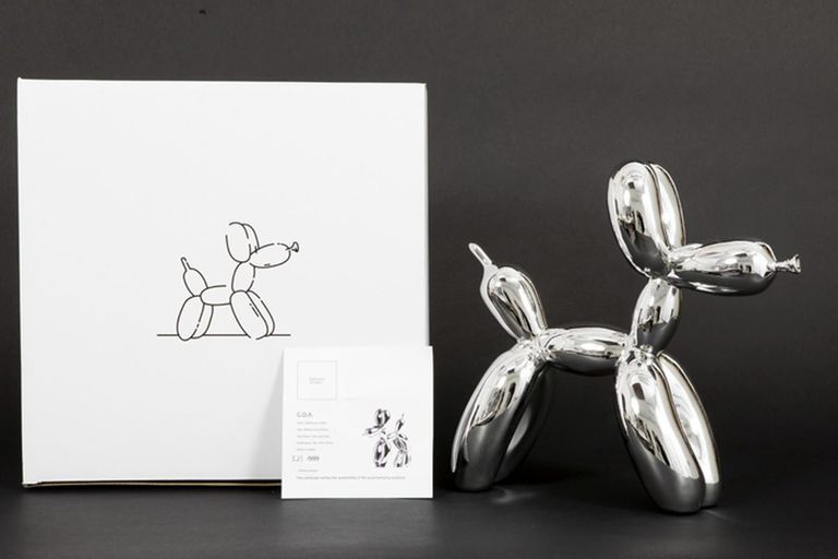 Koons Jeff, "Silver Balloondog"