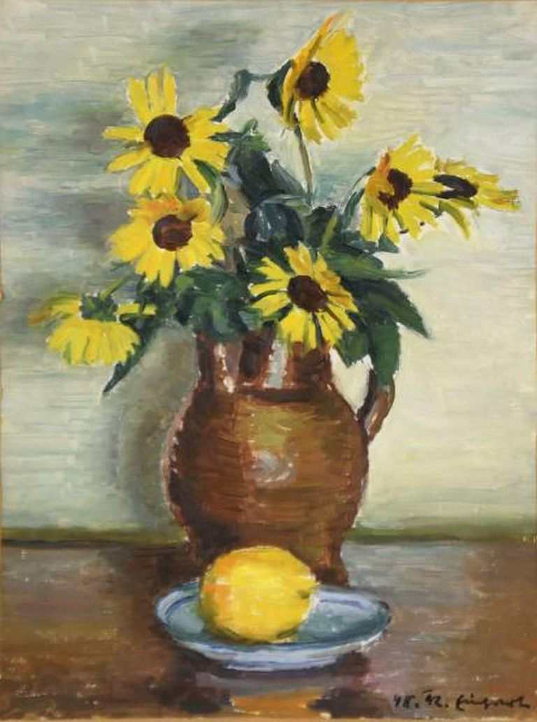 Karl Einhart, "Sunflower Bouquet"