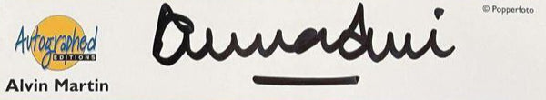 Alvin Martin Signed 10x8 Autographed Editions Page