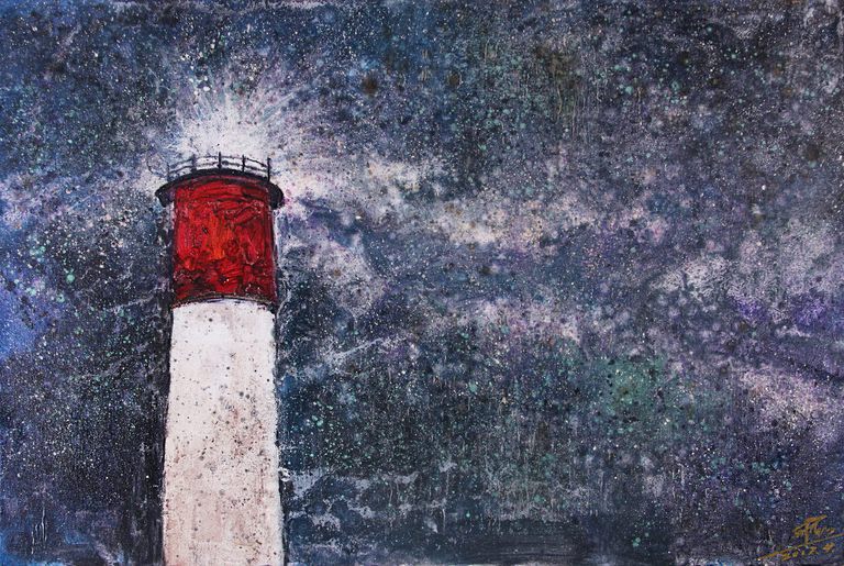 Chao Zheng, 'Lighthouse' - Contemporary Chinese Composition