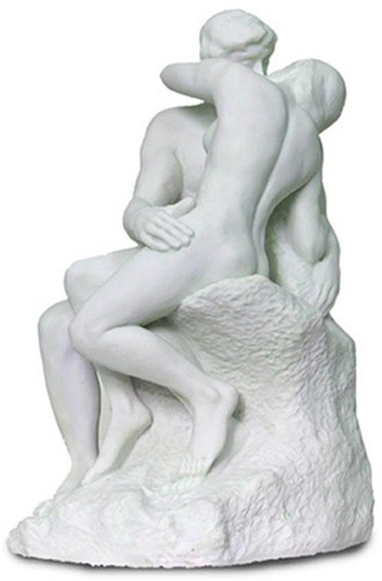 Marble Sculpture After "The Kiss" by Auguste Rodin