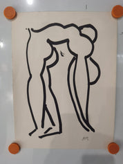 Henri Matisse, "L'Acrobate" & "Standing Blue Nude" from Verve Suite