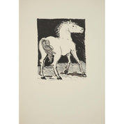 Lithography by Pablo Picasso, ''The Horse''