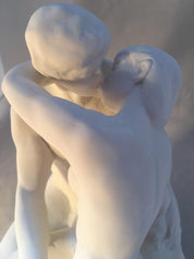 Marble Sculpture After "The Kiss" by Auguste Rodin