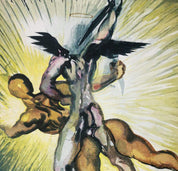 Salvador Dali (after) "Purgatory, canto 8 -Guardian angels of the valley"