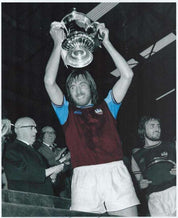 Billy Bonds Autographed 16x12 Photo - FA Cup Glory with West Ham United