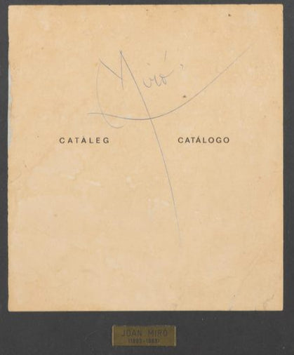 Autograph of Joan Miró