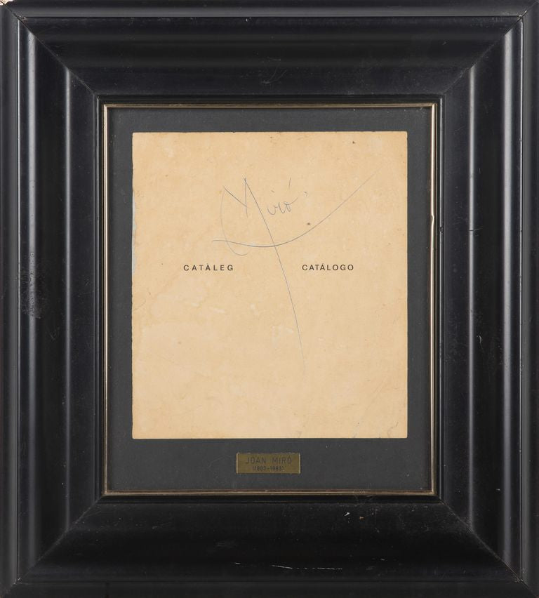 Autograph of Joan Miró