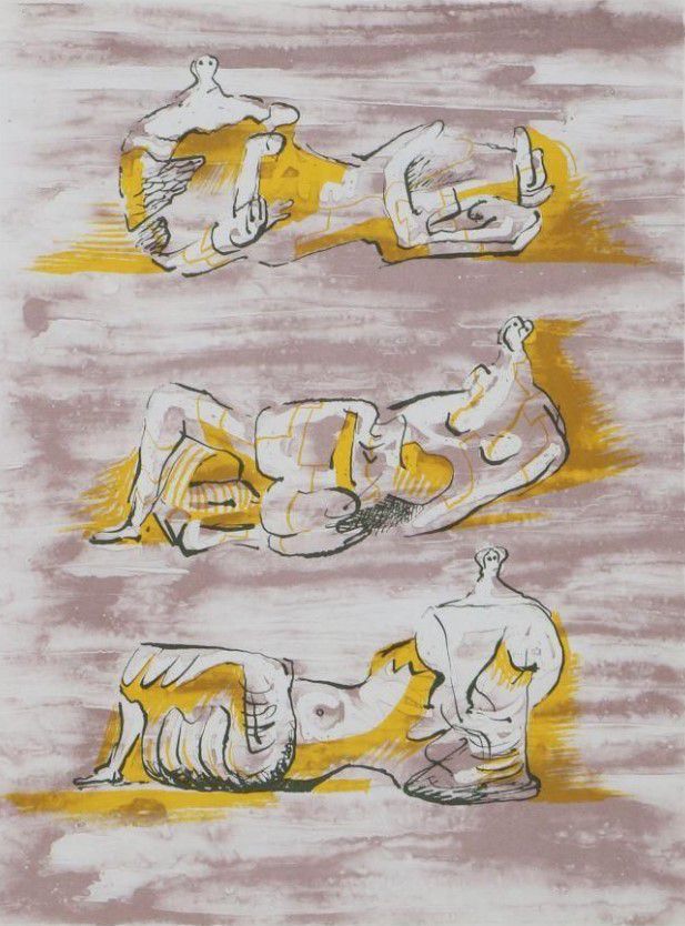 Henry Moore, ''Figures Allongées''