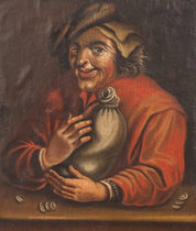 17th/18th century 'Man with Money Sack (Mann mit Geldsack)'