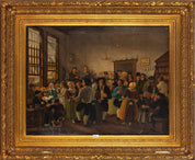 Hotel Scene by 19th Century European School