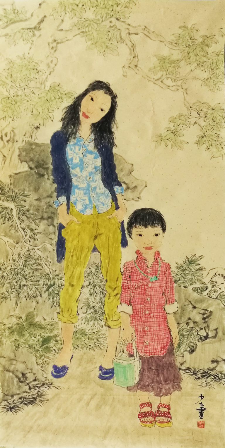 Chen Shaoli, 'Mother and Daughter'