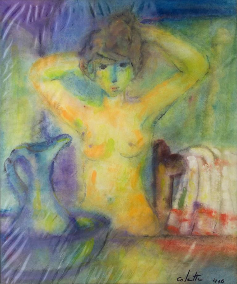 Colette de Holger Marcillac 'Nude before the mirror'