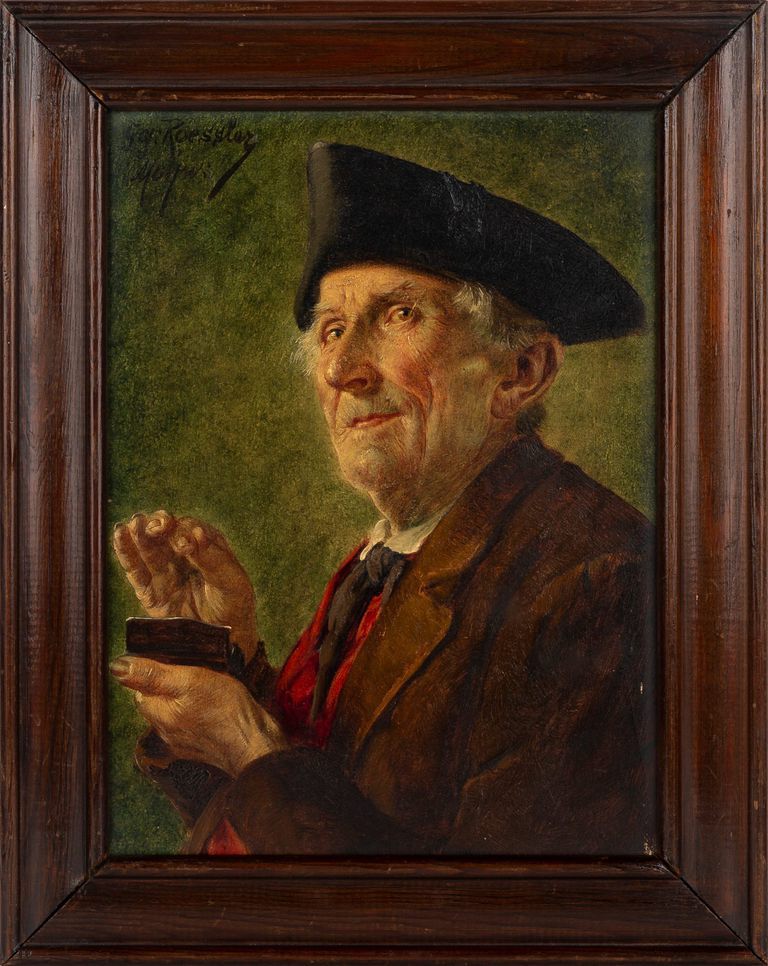 Georg Roessler Man with a snuff tobacco box