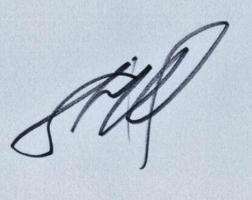 Shannon Miller Signed 6x4 White Card