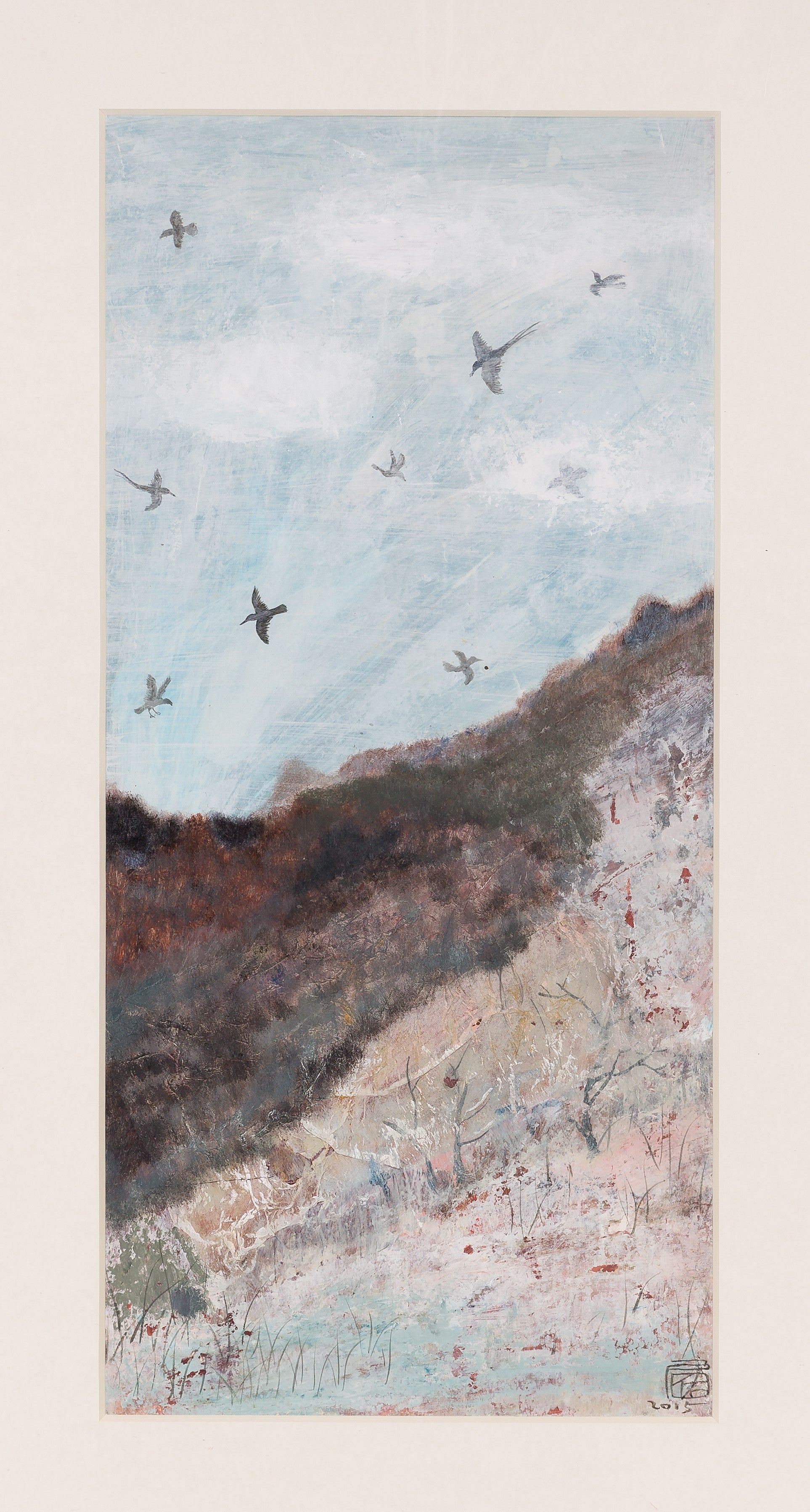Birds Hunt for Food