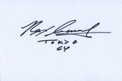 Rex Cawley Signed 6x4 White Card
