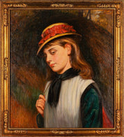 Charles Sealam Liddale, "Emily" – 19th Century Oil Painting