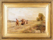 Haymaking by Charles Thomas Burt (1823 - 1902)