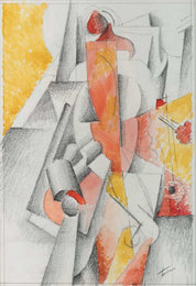 Georges Tesson, "Cubist composition"