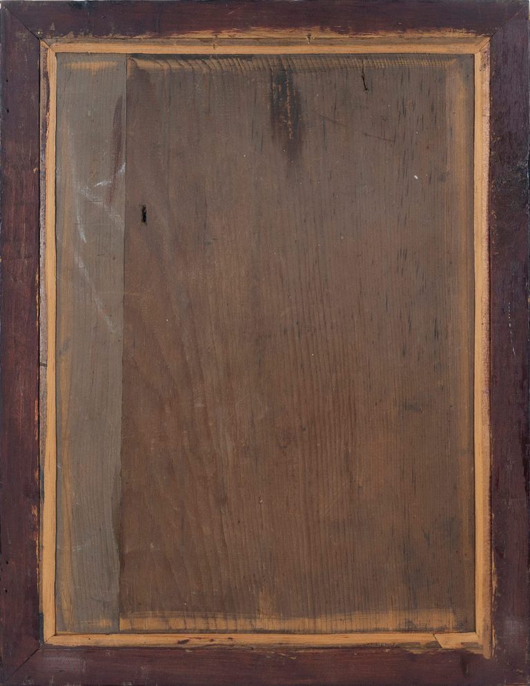 Japanese Style Figure - Original Mirror Painting