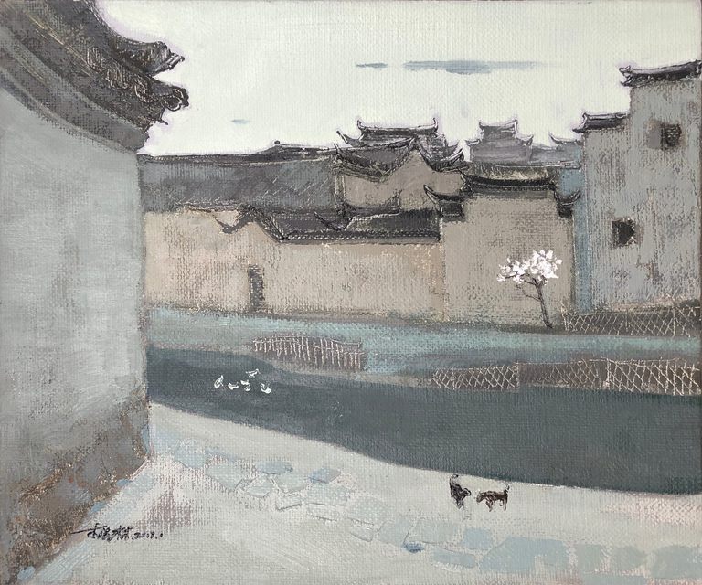 Li Xiaolin 'Street Scene'