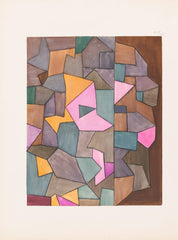 Paul Klee (After) - Klein Felsenstadt Rare Limited Edition Lithograph