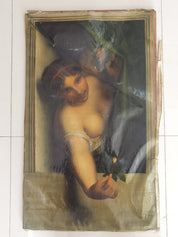 19th Century Oil Painting After Antoine Wiertz  'Le Bouton de Rose'