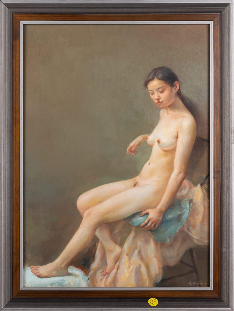 Jinfeng Hou, 'Female nude'