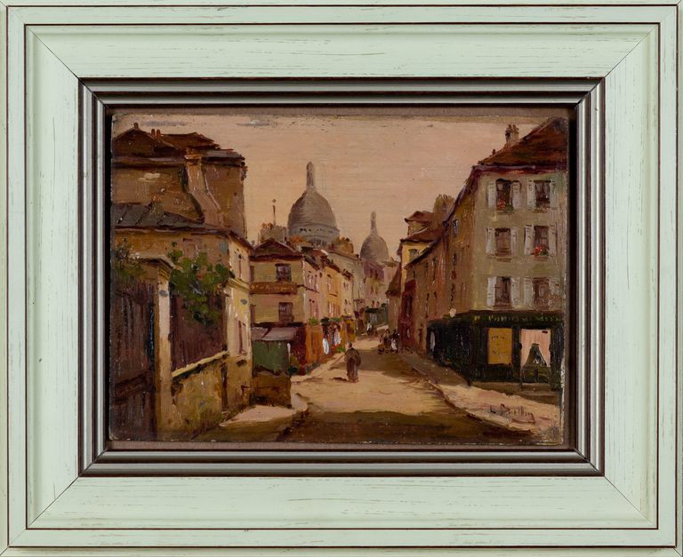 F. Thompson 'Parisian Street Scene'