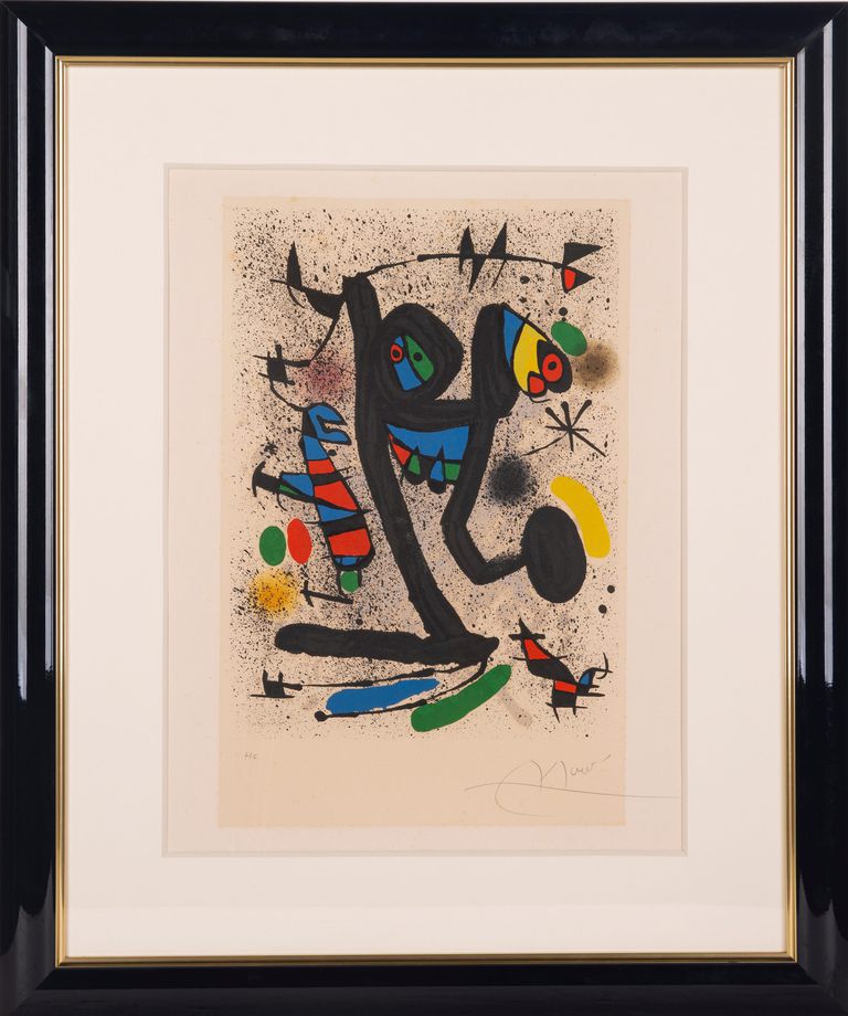 After Joan Miro  'After looking in the mirror' - Lithograph Print