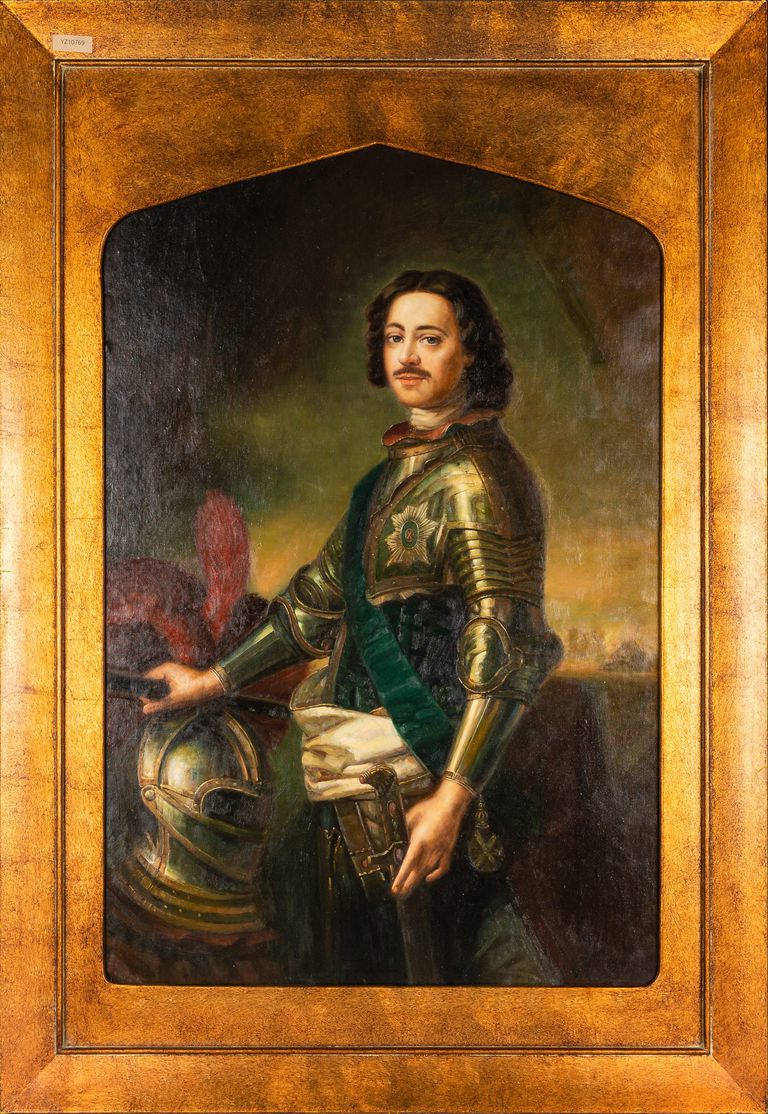 17th Century Portrait of Peter I the Great, Emperor of Russia