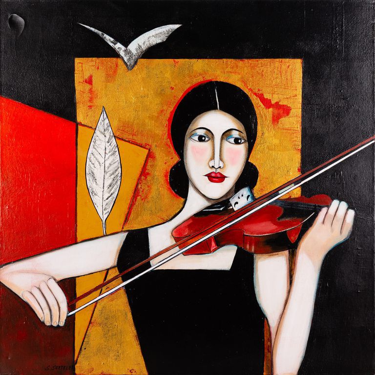 Silvia Sartelet, Women With Violin