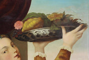 After Titian,  'Girl with a Platter of Fruit'