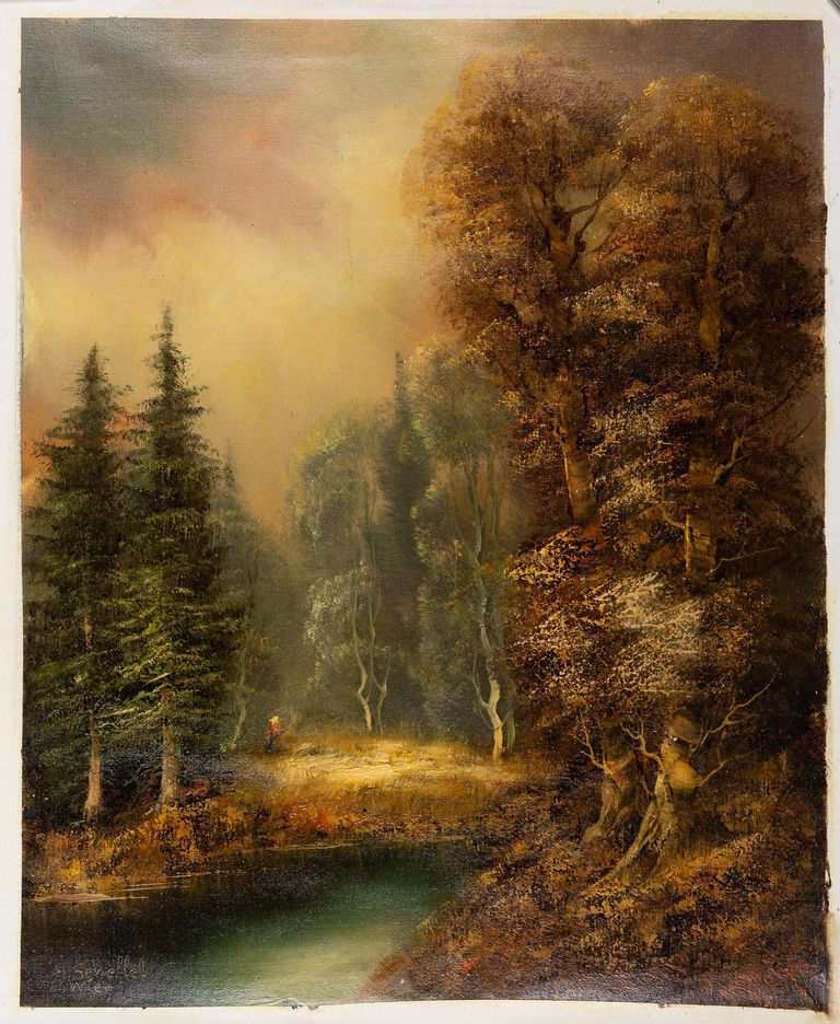 Hans Scheffel, ''Landscape, Forest''