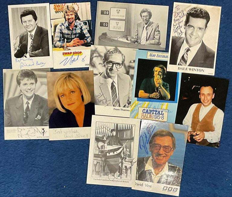 TV Entertainment Memorabilia – 10 Signed Photos