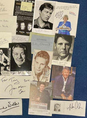 TV Entertainment Collection – 50+ Autographed Cards, Photos & Papers