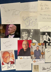 TV Entertainment Collection – 50+ Autographed Cards, Photos & Papers