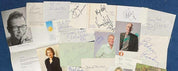 TV Entertainment Collection – 50+ Signed Cards, Photos & Papers